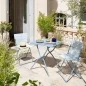 Preview: Lafuma Gartentisch Balcony Blau-Ciel