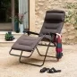 Preview: Lafuma Relaxsessel RSX Clip Aircomfort Braun-Taupe